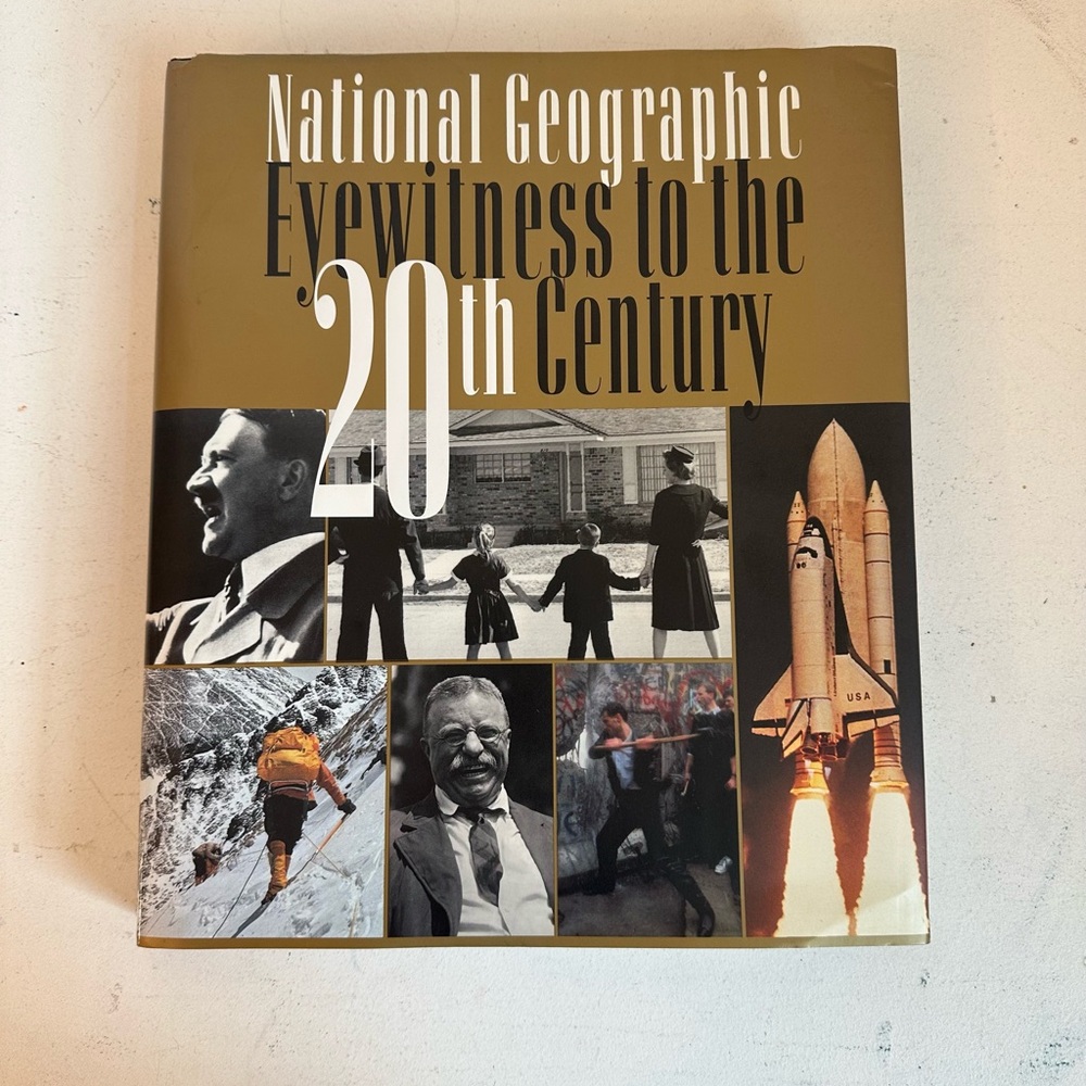 National Geographic Eyewitness to the 20th Century - Black & Metallic Hardcover